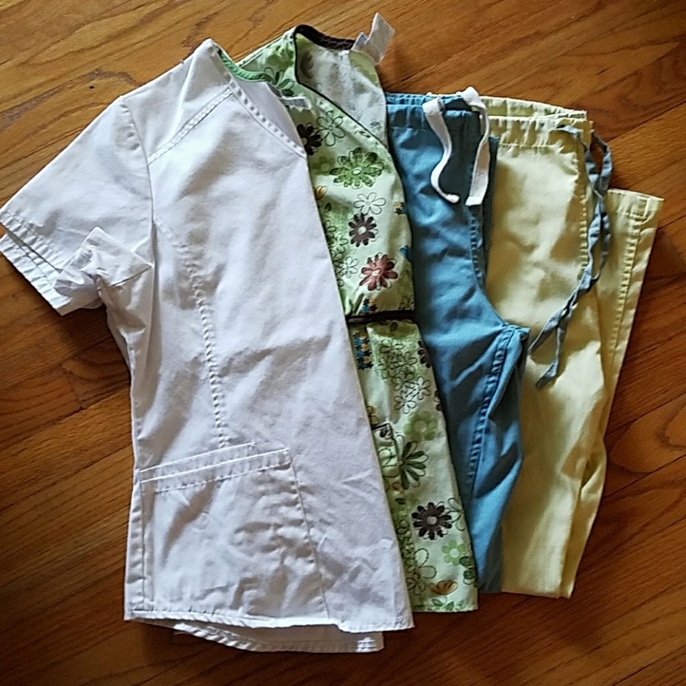2 sets of scrubs